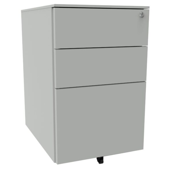Silverline Desk High Metal Pedestals