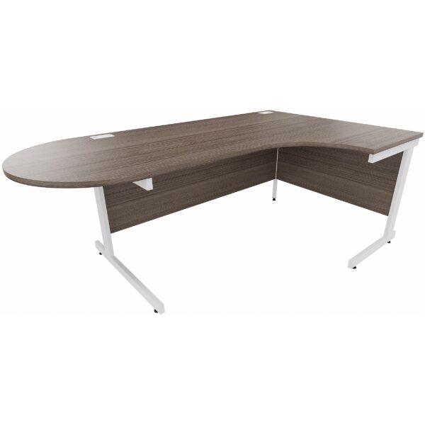 Cogent D-End Ergonomic Radial Office Desks