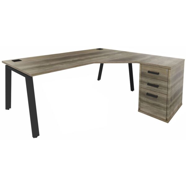 Apex A-Frame Executive Ergonomic Corner Office Desk